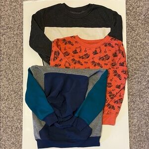 Jumping Beans Softest Fleece Toddler Boy 4T Long Sleeve Sweatshirt BUNDLE Set
